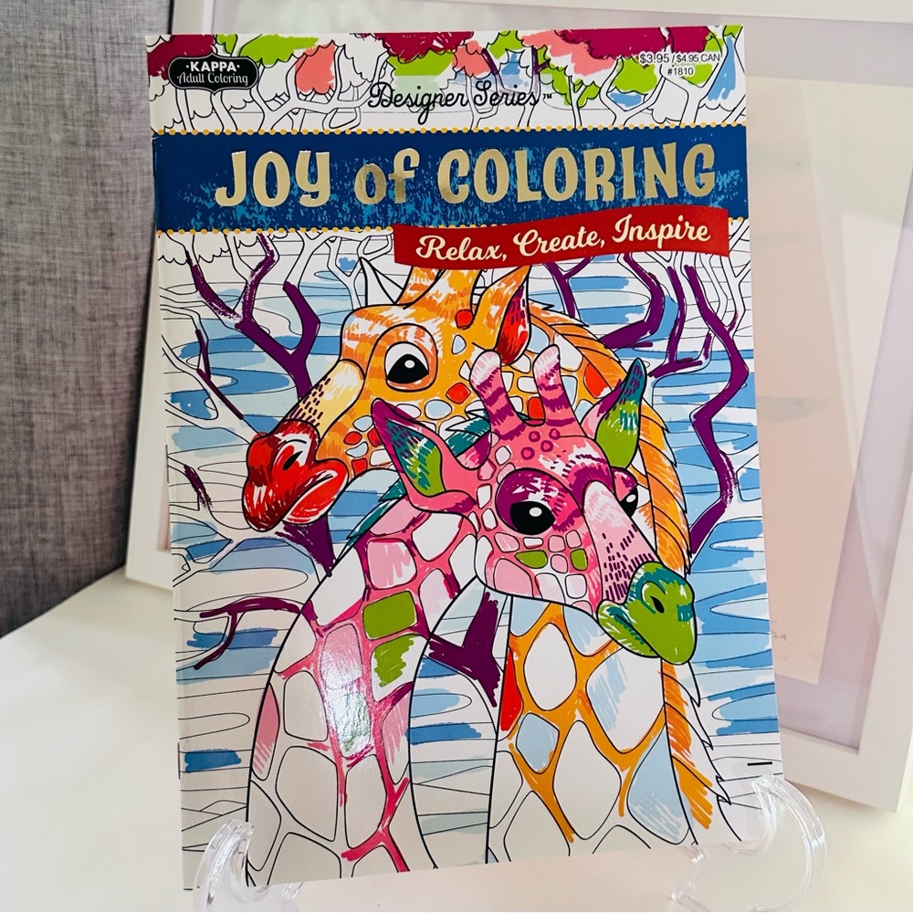 NEW Kappa Adult Coloring Joy of Coloring Book